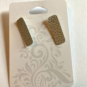 Charcoal grey earrings